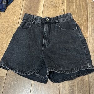 Zara boyfriend jean shorts